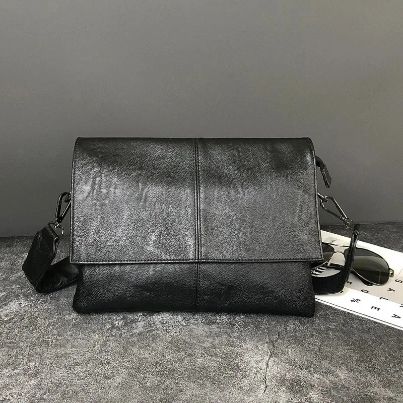 Casual En Stijlvolle Crossbody Tas Met Grote Capaciteit Voor Heren, Luxe Zachte Pu-Leren Crossbodytas Voor Heren, Rugzak