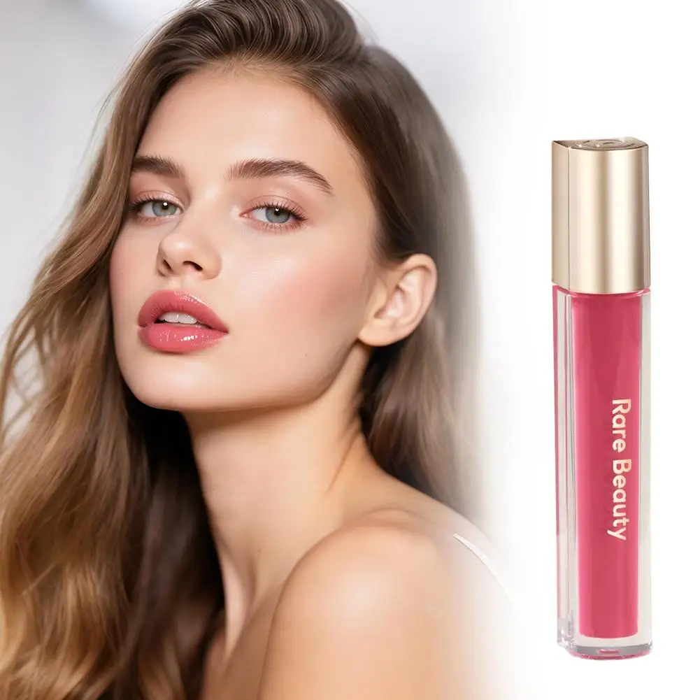 레어 뷰티 패션 컬러풀 립스틱 밤 부드럽고 영양이 풍부한 오래 지속되는 반짝이는 립 글로스 보습 케어