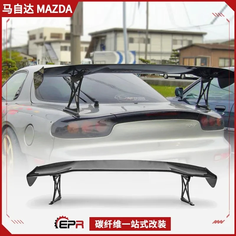 

Suitable For Mazda Mazda RX7 FD3S Modified Feed GT Large Tail, Carbon Fiber Spoiler Fixed Wind Wing