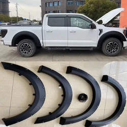 Wheel Arch Mudguards Fender Flares For Ford F150 F-150 2018 2019 2020 2021 2022 2023 2024 With Bolt Nuts Pickup Truck