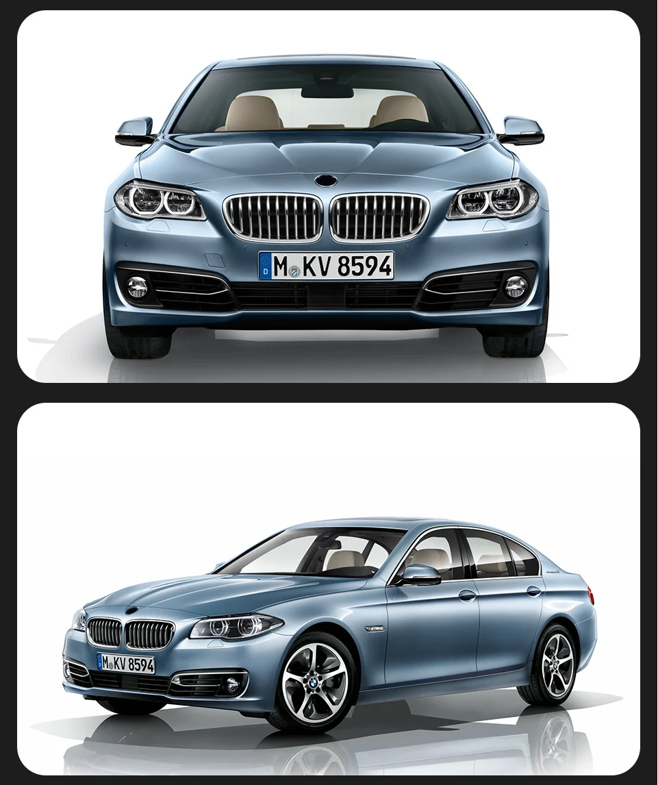 مناسبة لمجموعة ترقية المصابيح الأمامية BMW 5 Series F10 2011-2017 لتحويل الضوء الخلفي LED عين الملاك