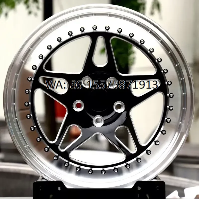 15 16 17 18 19 Inch 5 Star Spoke 5x120 Forged Alloy Aluminum Racing Wheels for G82 M4 E60 M5 Belak Milling Polish
