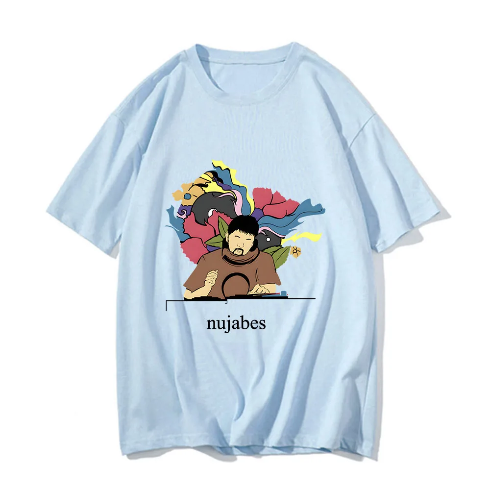 Jazz Hip Hop Nujabes Lo-Fi Aesthetic T Shirts MEN DJ Music Cool Tshirts 100% Cotton T-shirts Originality Short Sleeve Sweatshirt