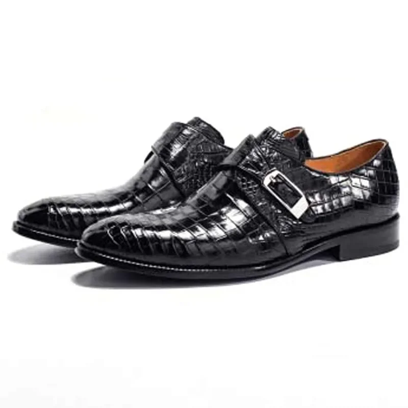 

RVH крокодиловая мужская деловая повседневная модная британская мужская новая мужская официальная обувь