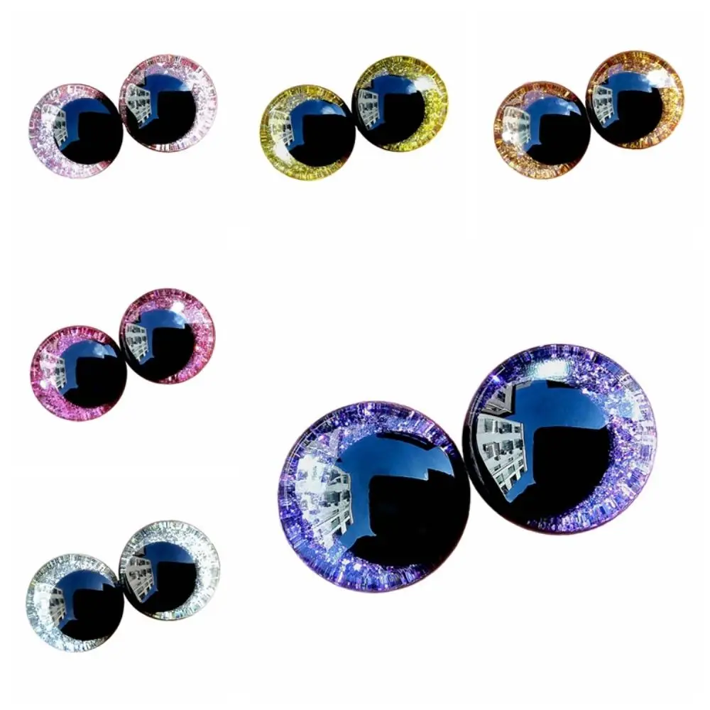 

10PCS/LOT Glitter Toy Glitter Safety Eyes Washer Cartoon Dolls Pupil Eyes Round Doll Part Comical Round Glitter Toy Eyes