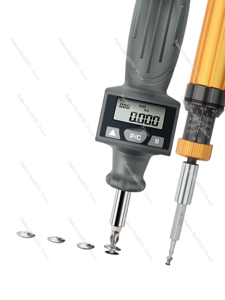 

Adjustable Torque Screwdriver Preset Digital Display Dynamometer Bit Screw