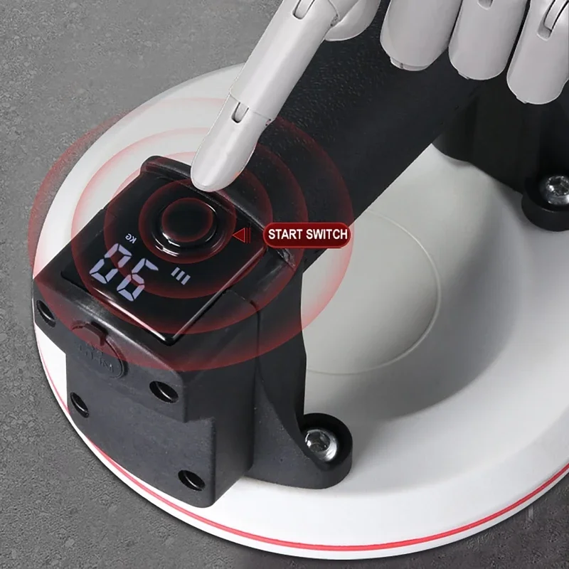 Ventosa elettrica da 6" per piastrelle di granito Vetro Avvio con un clic Aspirapolvere resistente Forte ventosa Vuoto Lifte