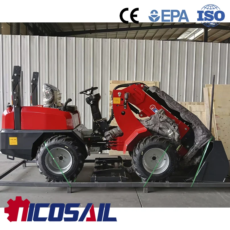 

KZL918 Mini Telescopic Loader CE Euro Standard High Lift Multifunctional For Agricultural Engineering Work