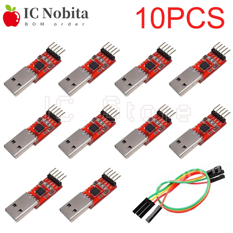 10 adet CP2102 CH9102 USB 2.0 UART TTL 5PIN konnektör modülü seri dönüştürücü STC yerine FT232 CH340 PL2303 Downloader sürücüsü