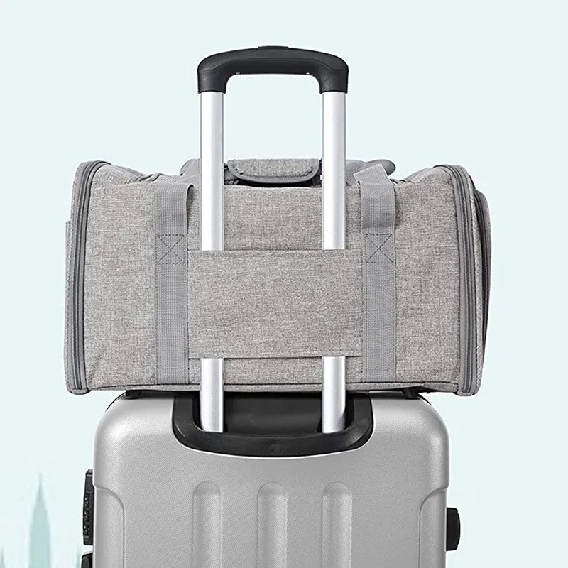 Cat Pet Carriers Dog Travel Hand Bags Dog Carrier Bag Soft Side Backpack Airline Approved Transport For Small Cats Dogs Outgoing
