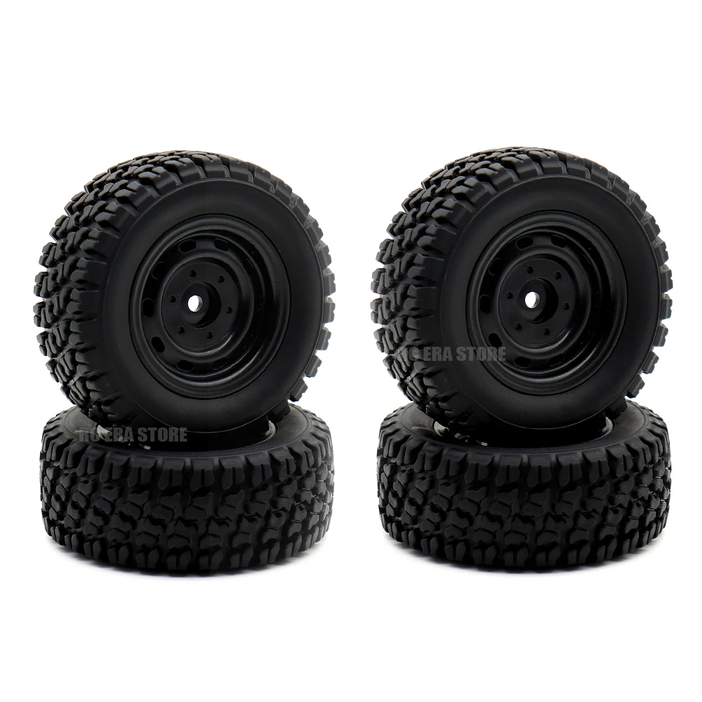 Pneus RC hexagonaux en caoutchouc de 12mm 6035 pour SCY 16101, 16102, 16103, 16106, JJRC Q130, roues de voiture tout-terrain RC, pièces de mise à niveau