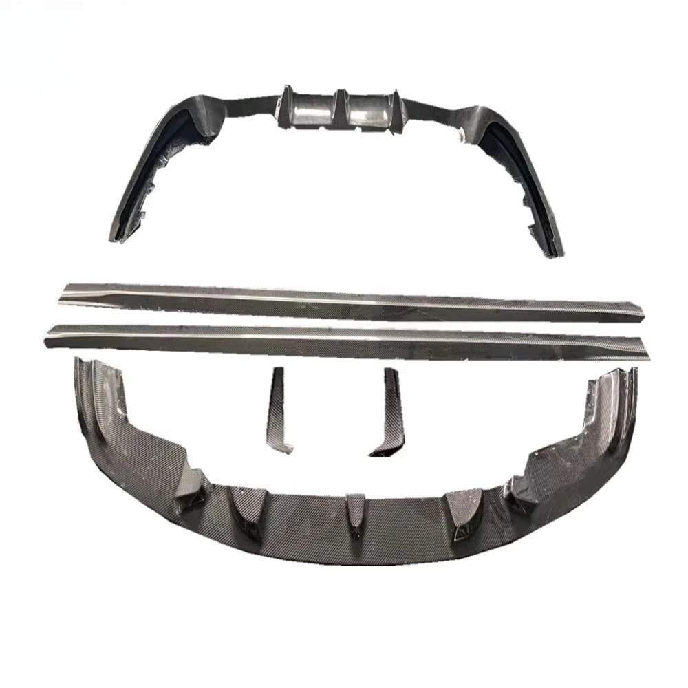 

Высокое качество 3D комплект кузова из углеродного волокна, передний диффузор для губ, спойлер, юбка для BMW M2C M2 F87 Competition 2017-2020