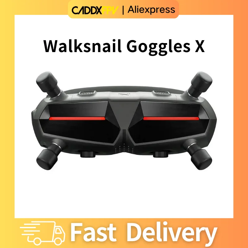 Caddx Walksnail Avatar HD Goggles X 1080P/100FPS 7-26V FOV 50° HDMI AV IN Built-in Gyro Wi-Fi Module For FPV Drones RC Cars