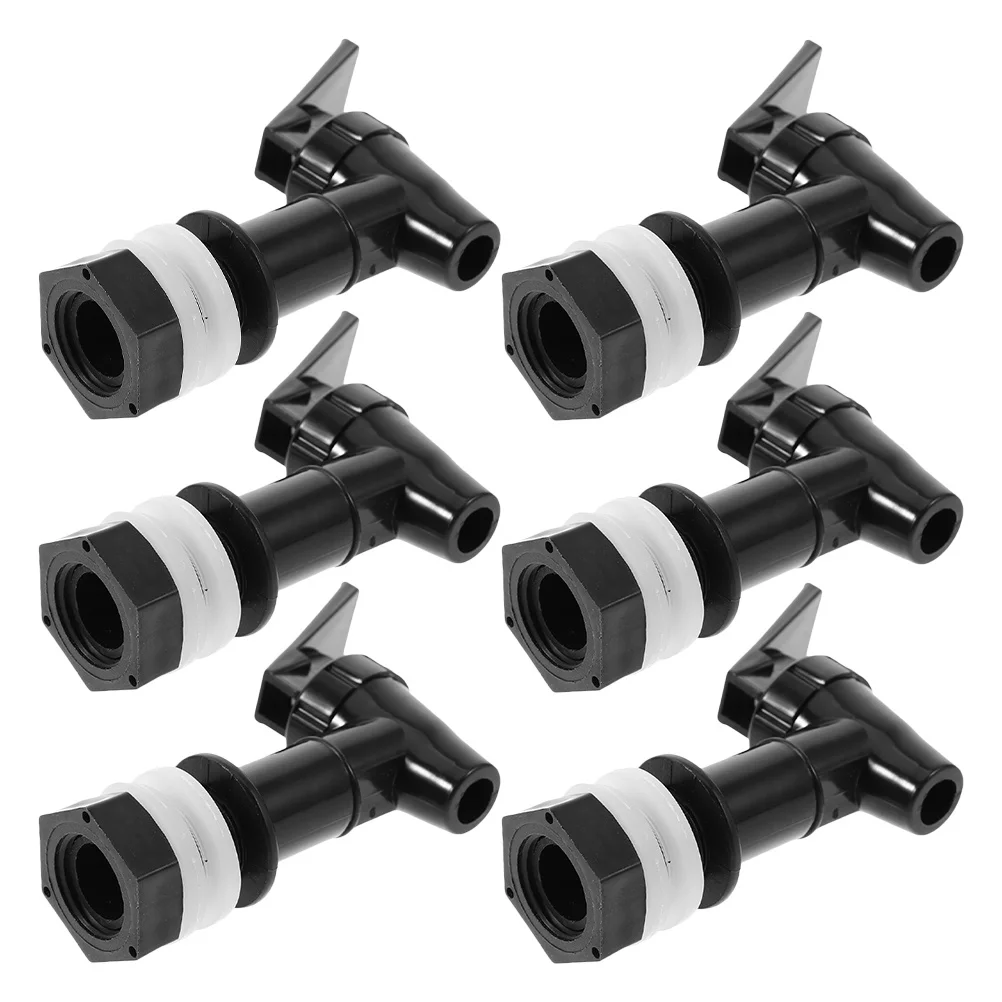 

6Pcs Plastic Water Spigot Replacement Coolant-Resistant Beverage Dispenser Tap for Water Bucket Filtration System Drink