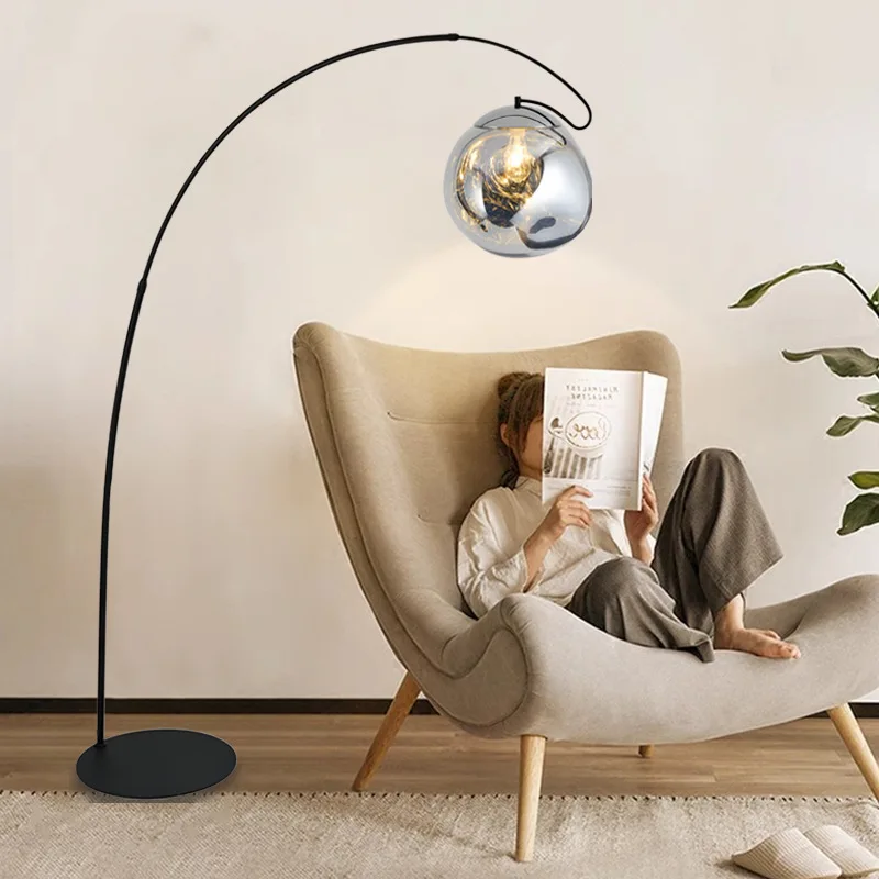 Nordic Style High-end Light Emitting Diode Fishing Light Creative Atmospheric Floor Light