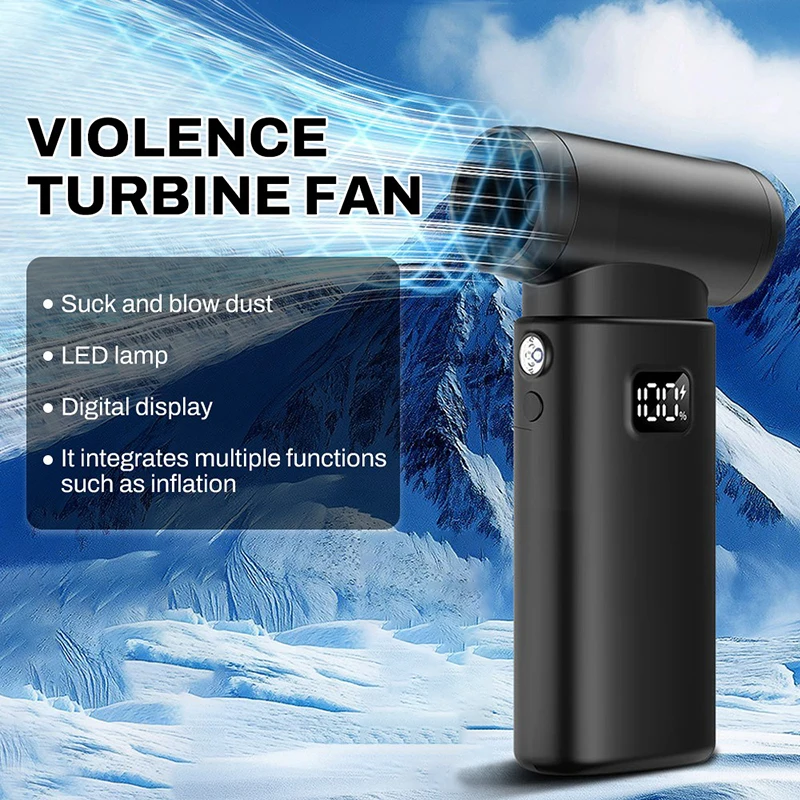 Xiaomi Turbo Jet منفاخ 800000RPM فرش السيارات قوية منفاخ الهواء منظف الغبار يده سوبر العنيفة منفاخ التوجه PC أداة