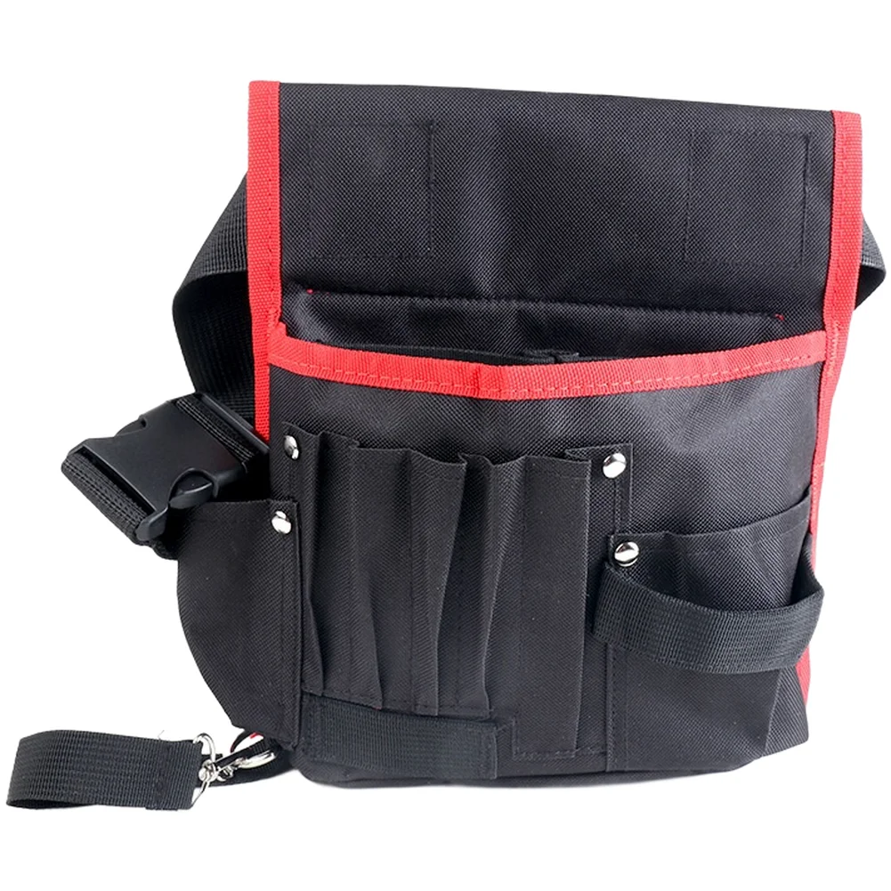 Black 600D Oxford Vinyl Wrap Tool Bag Waist Pouch With 13 Slots For Squeegee Scraper Holder Automotive Tint Installation Util
