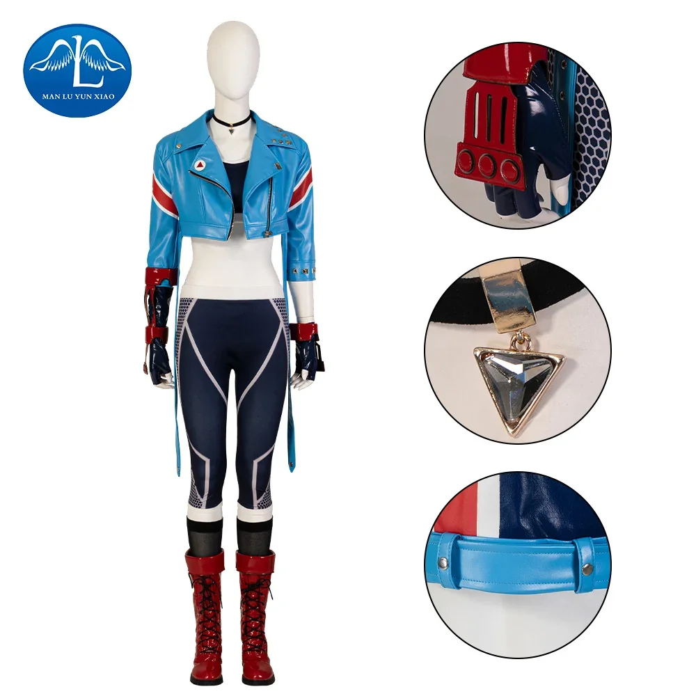 

SF6 Cammy Cosplay Custome Street Battle Suit Anime Halloween Carnival Party Disguise Roleplay Fantasia Outfits SF6 Custome