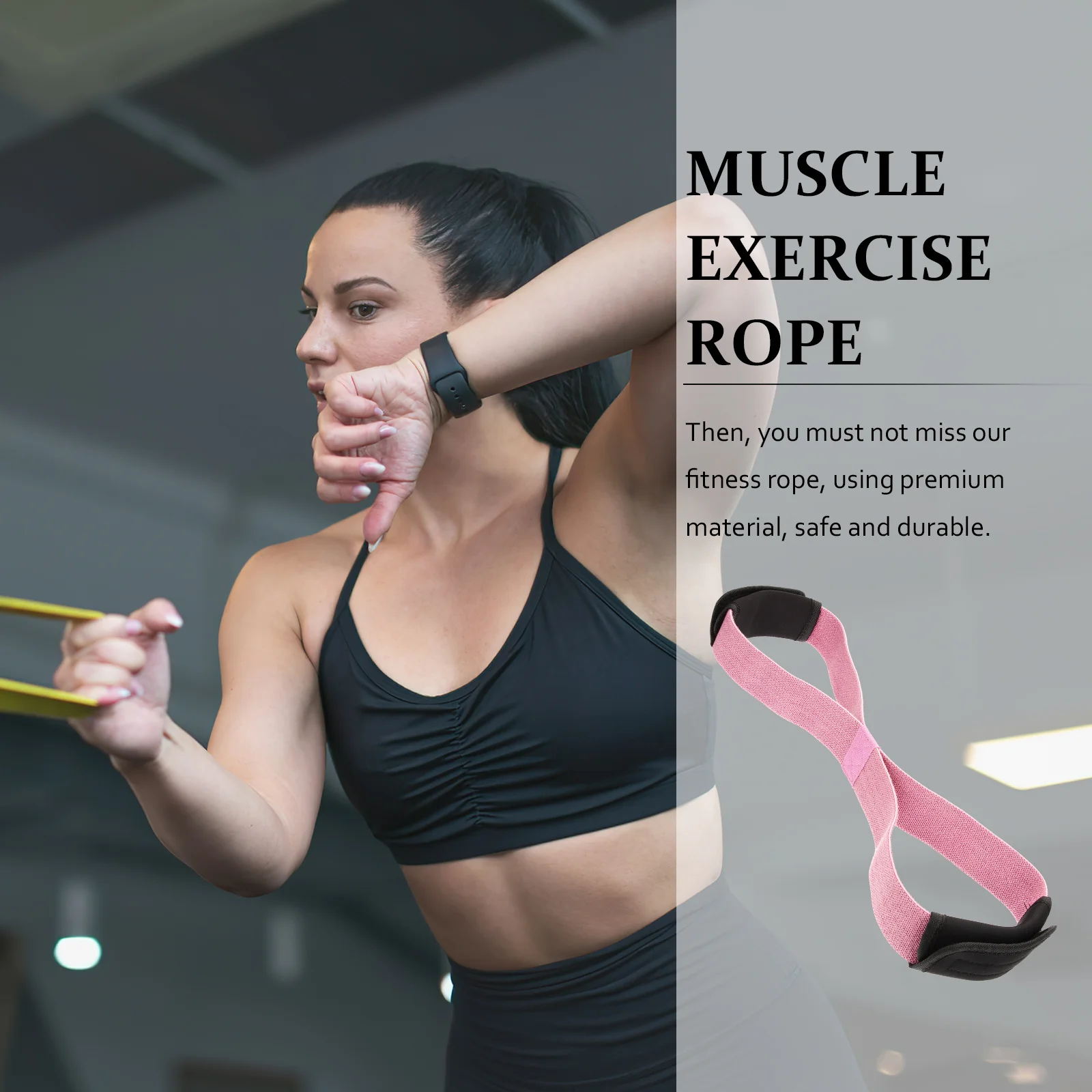 

Yoga Fitness Band Resistance Strap for Exercise Workout Activate Curves Charm and Strength Yoga Stretch Strap Workout Bands