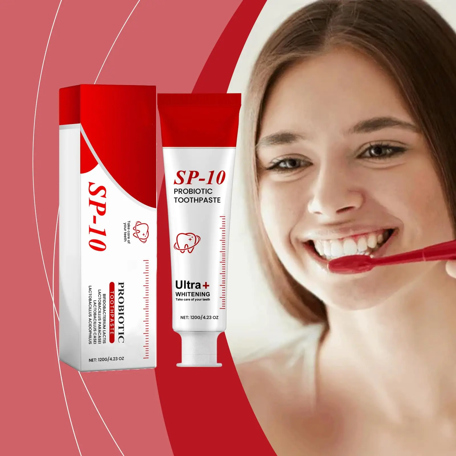 1/2/3Pcs Sp-10 Probiotic Toothpaste Enamel Safe Formula for Sensitive Teeth Gum Health Support Fresh Breath Mint Flavor