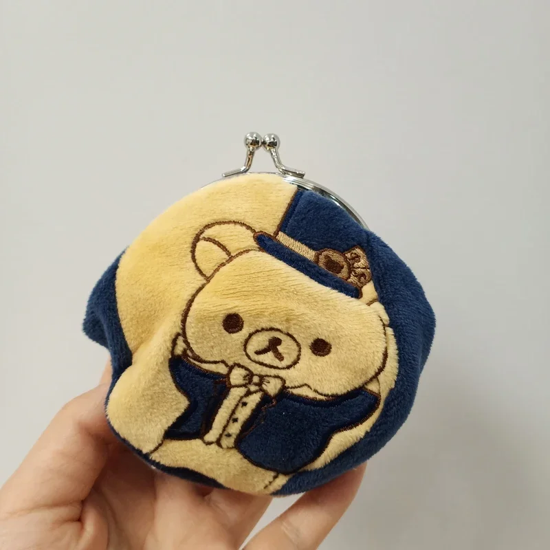 Anime Sumikko Gurashi Rilakkuma Plush Coin Purse Cute Kawaii Wallets Women Mini Small Money Bag Ladies Clasp Lock Coin Pouch