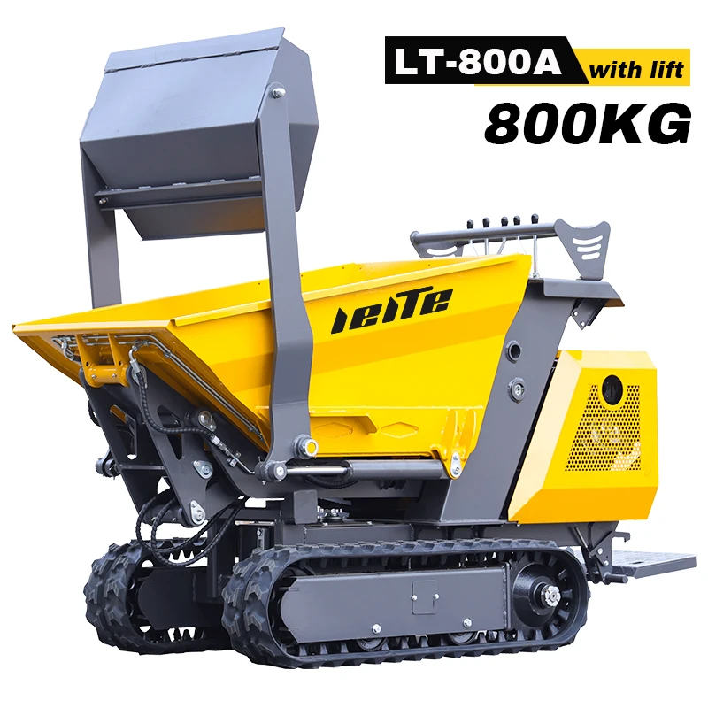 Mini-kipper, minidumper, Caterpillar 500 KG hydraulische kiepminidumper, kleine rupsdumper te koop, CE/EPA/EURO5
