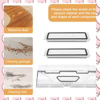 HHTL Dust Box Parts For Xiaomi Vacuum Cleaner Roborock S5 MAX S6 Maxv S6 PURE T7 PRO Robot Dustbin With Filter Accessroies