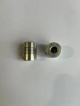 Acoplamento de eixo de mandíbula flexível de alumínio D19 * L25 3/4/5/6/6.35/7/8/10mm CNC Acoplador de motor de passo Codificadores Máquina de gravura