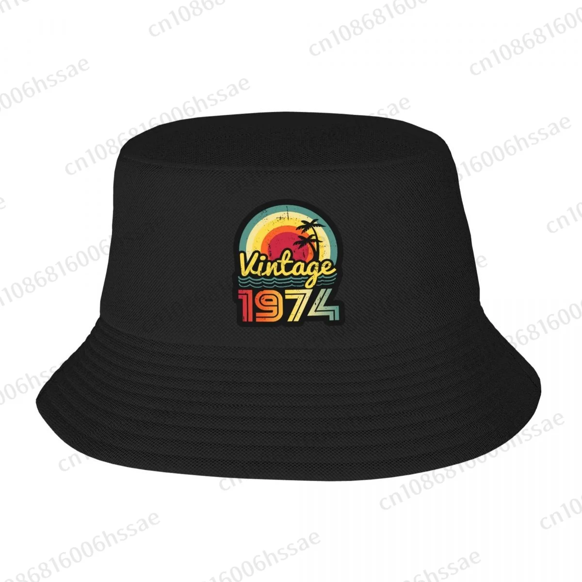 Made In 1974 Limited Edition Vintage Summer Fisherman Hats Outdoor Sun Protection Fishing Hunting Cap Men Ladies Sun Hat