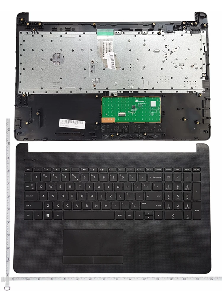 New For HP 15-BS 15-CD 15-BS015DX TPN-C129 TPN-C130 250 255 256 G6 PK132043A00 US keyboard Palmrest Upper Cover S No touchpad