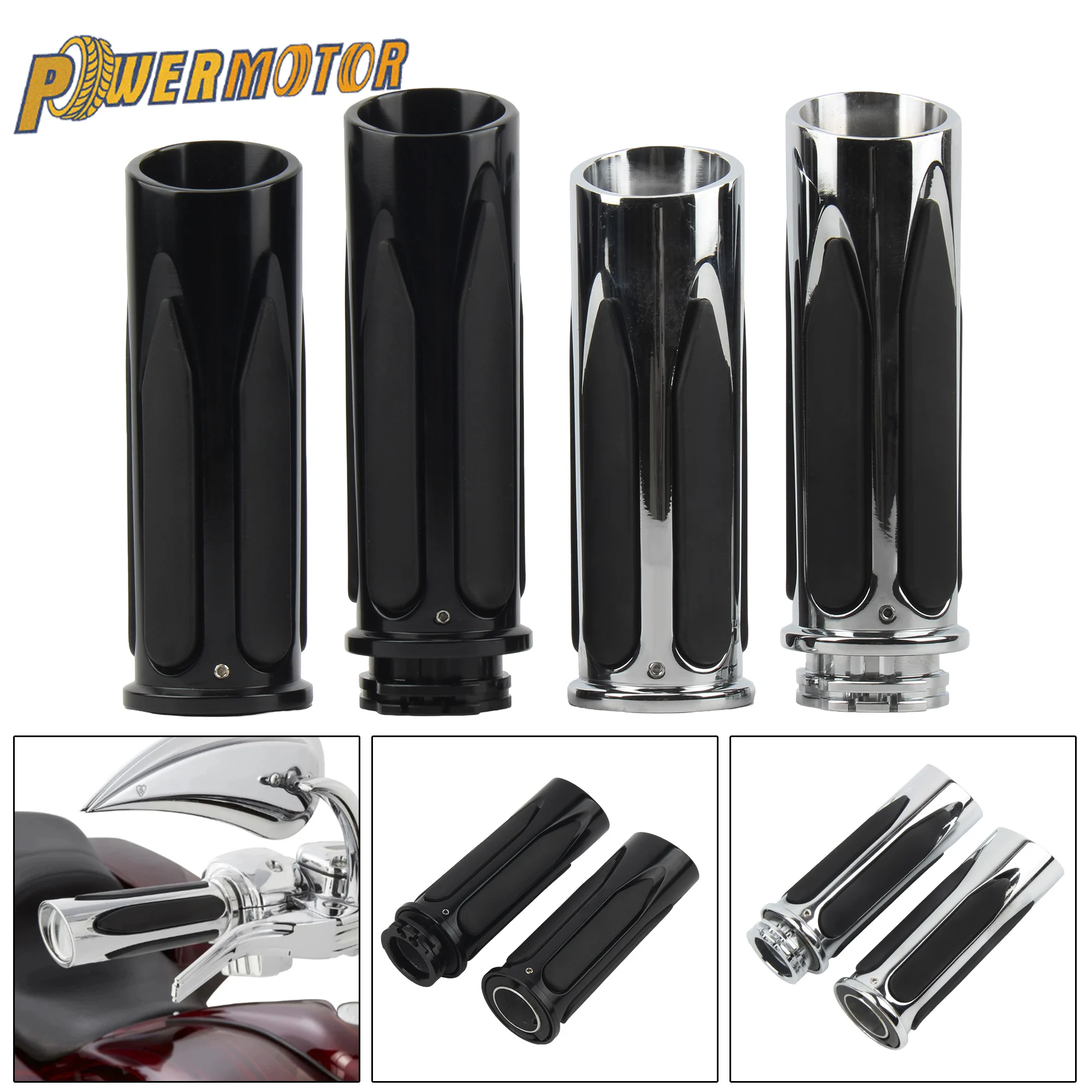 

25mm Motorcycle Motorbike Hand Grips Handlebar Grip For Harley Touring Road King Electra Street Glide Sportster 883 XL Dyna