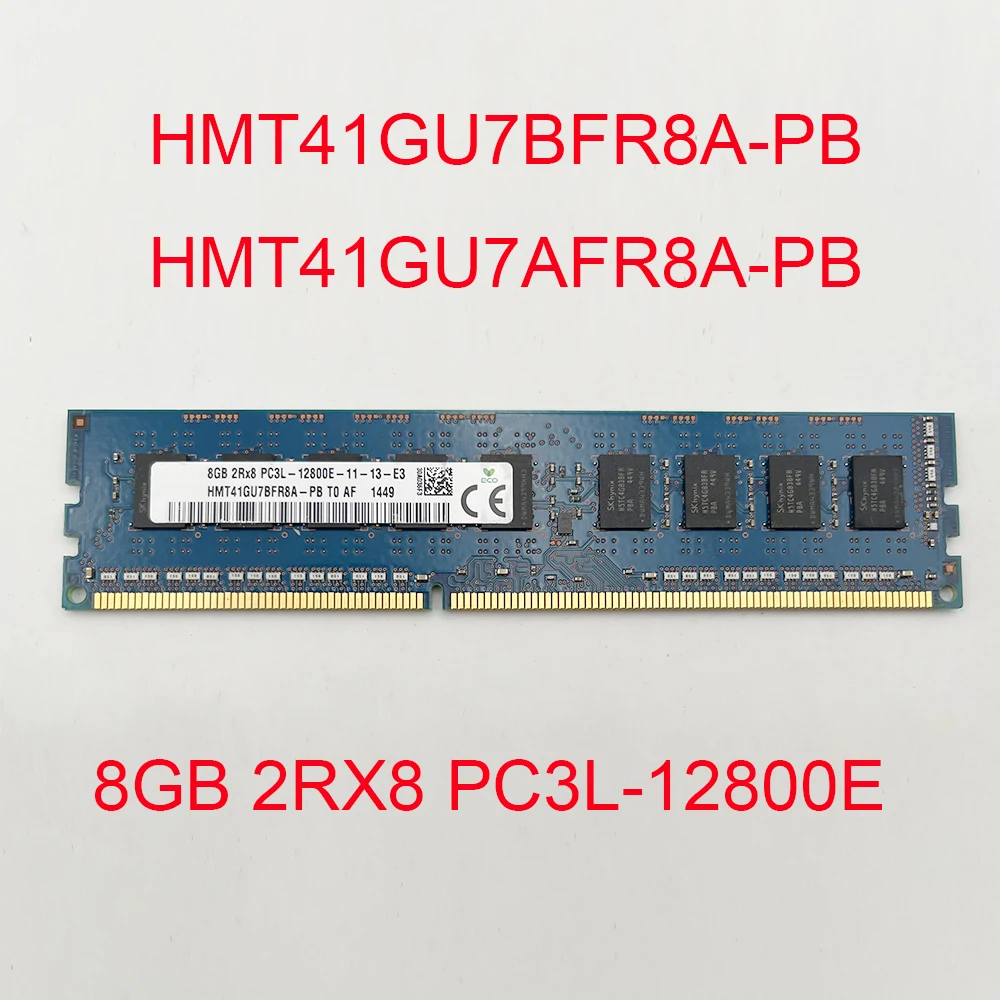 

1 шт. для SK Hynix Memory 8GB 2RX8 PC3L-12800E HMT41GU7BFR8A-PB 1600 RAM