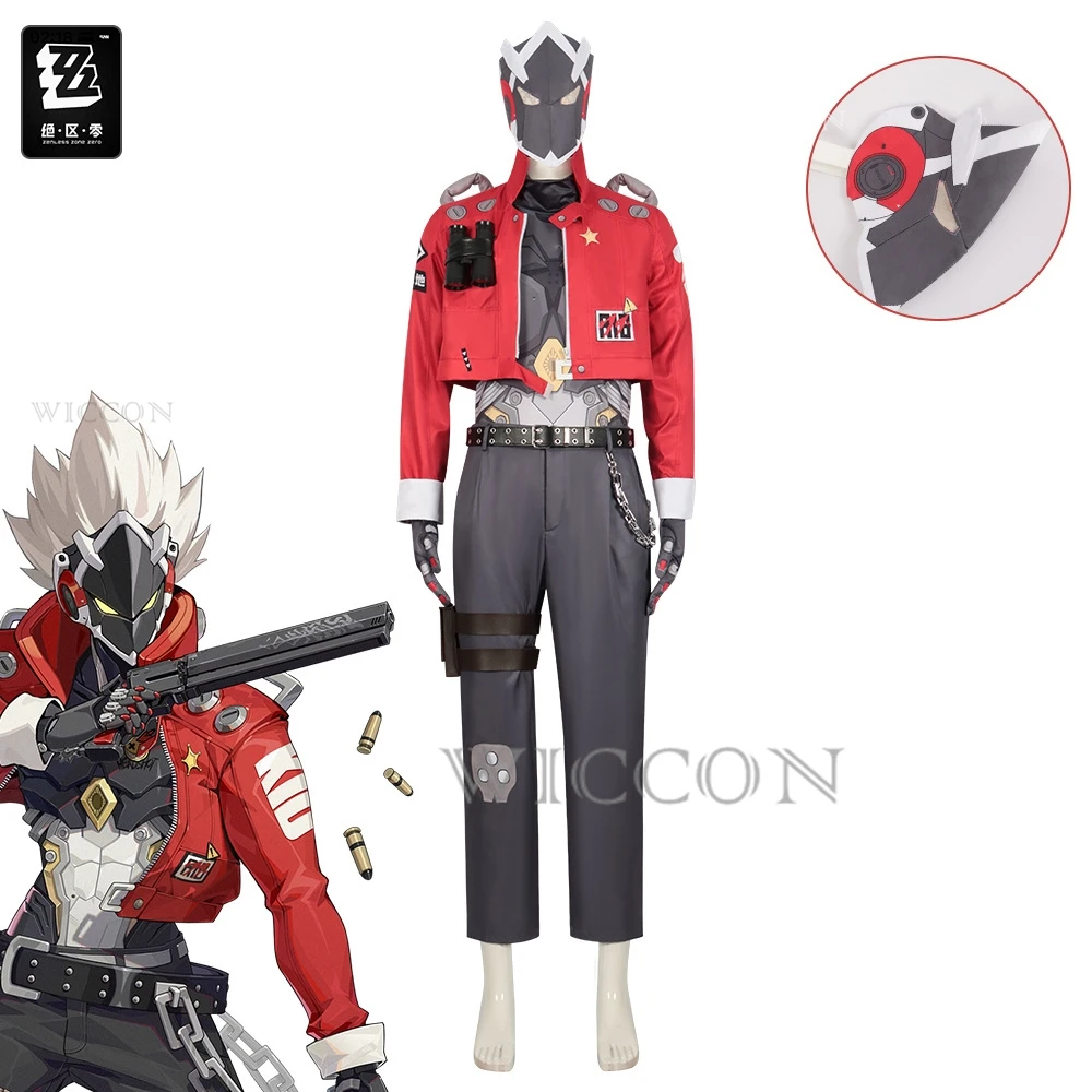 

Anime Game Zenless Zone Zero Cosplay Billy the Kid Cosplay Costume Uniform Cosplay Costume Halloween Party Costume For Men Suit