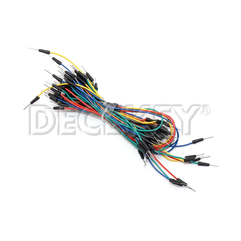 65pcs Breadboard Wires/Jumper Wires/Connector Wires/Lead Wires Breadboard Jumper Cables Male To Male Diy Electronic Kit