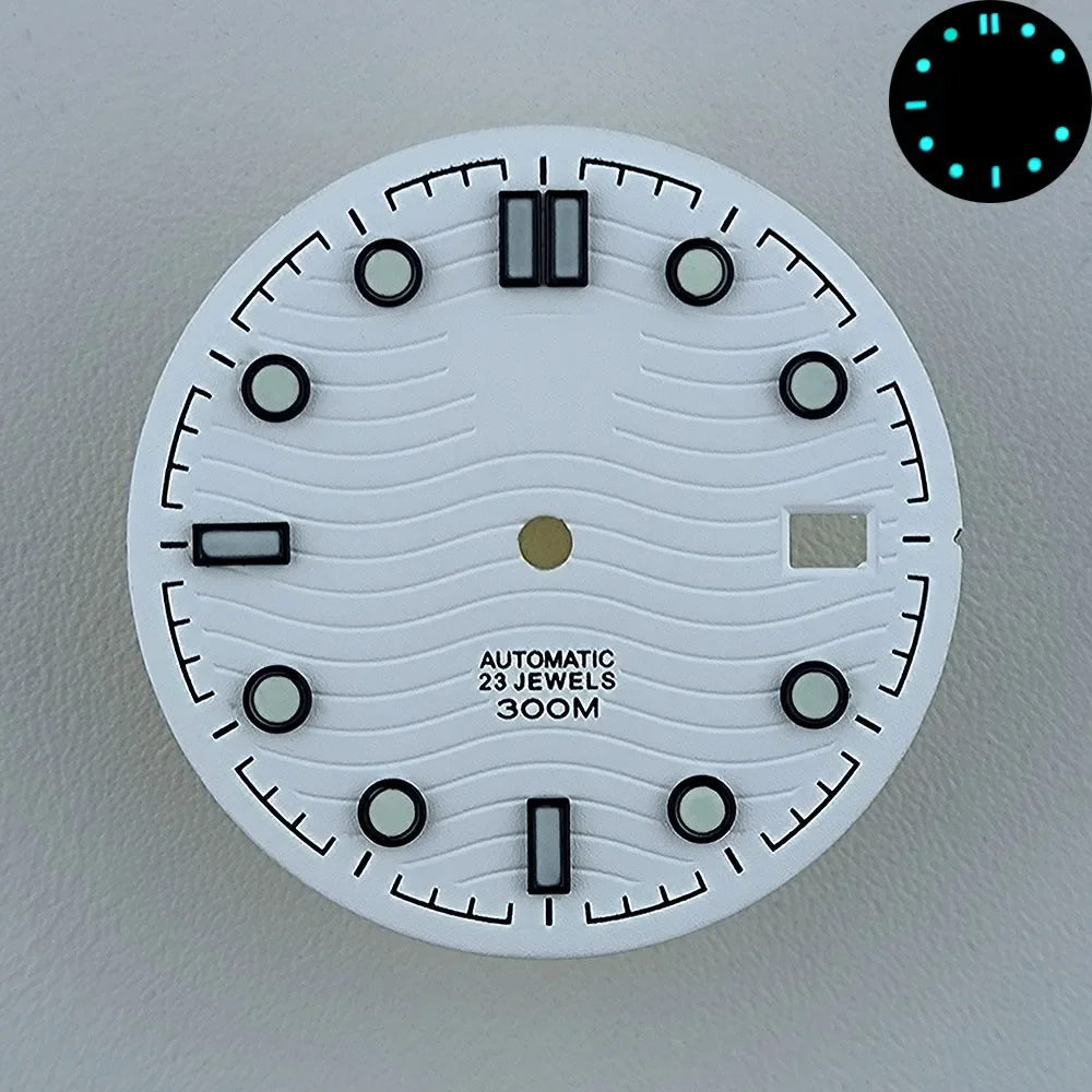 31mm NH35 Dial Watch dial face Luminous dial hands pointers for Seamaster 300 NH35 NH36 movement watch accessories replacements