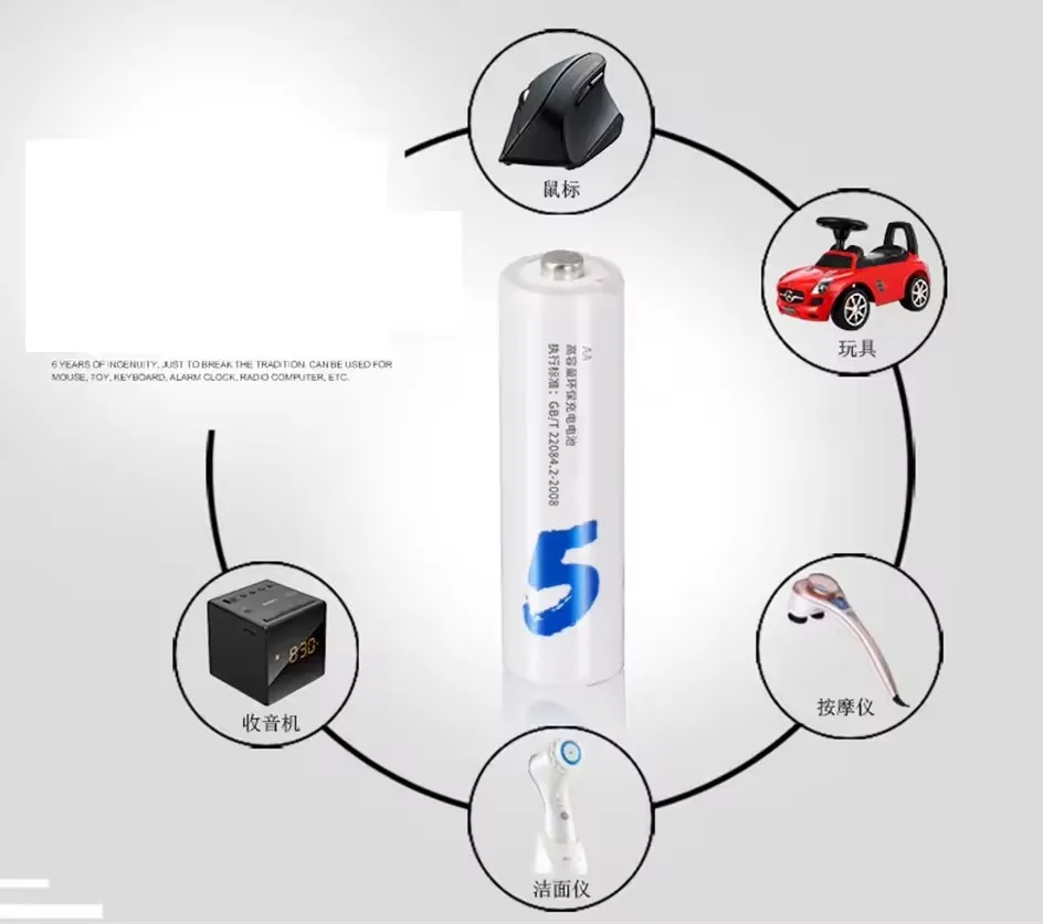 For PALO 4-8PCS AA 1.2V NIMH AA Rechargeable Battery 1800mAh Low Self Discharge AA NI-MH Batteries for Camera Toy Car