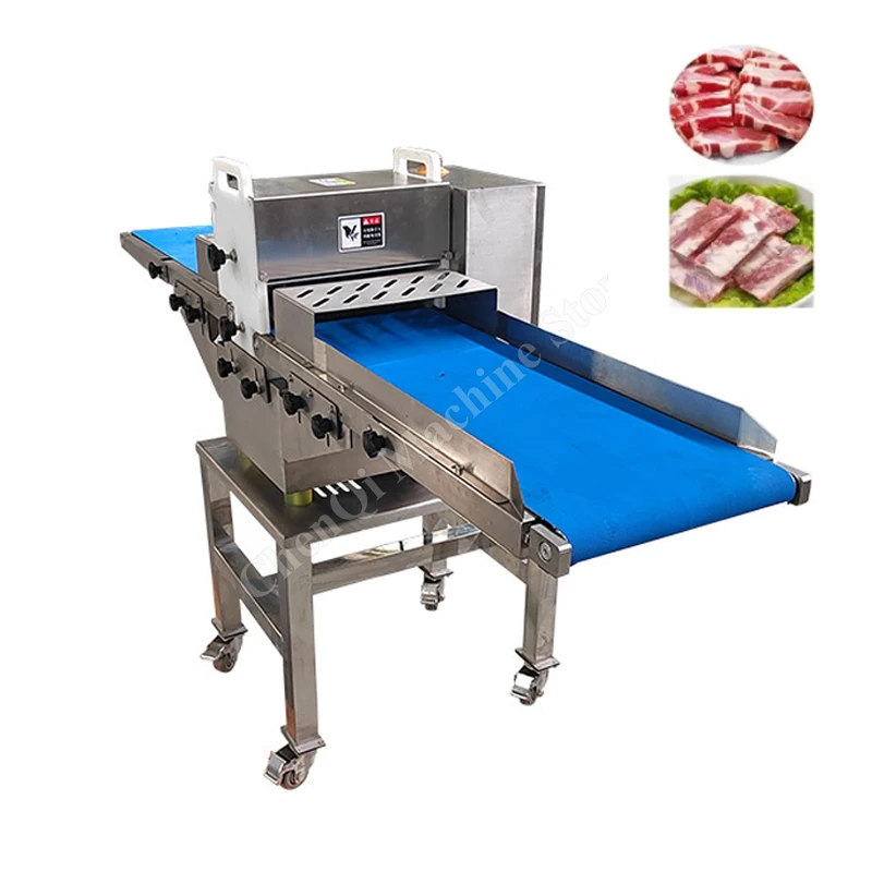 Vleessnijmachine Commerciële Volautomatische Bevroren Kip Eend Vis Snijmachine Varkensvlees Rundvlees Snijmachine Vleessnijmachine
