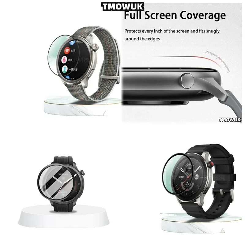 

For Amazfit Balance Screen Accessory Anti - Scratch HD Soft Film For Curved Screen