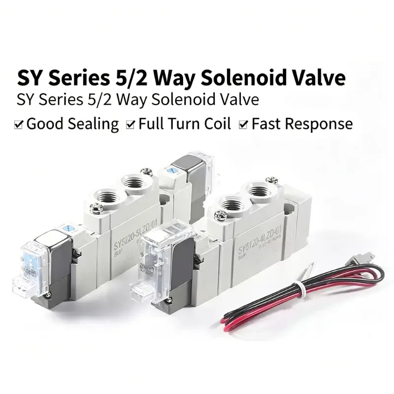SY3120-6LZD-M5 Series Manifold Stations SY3120-5LZD-M5 Solenoid Valve Combination Single Electronically Control Valve