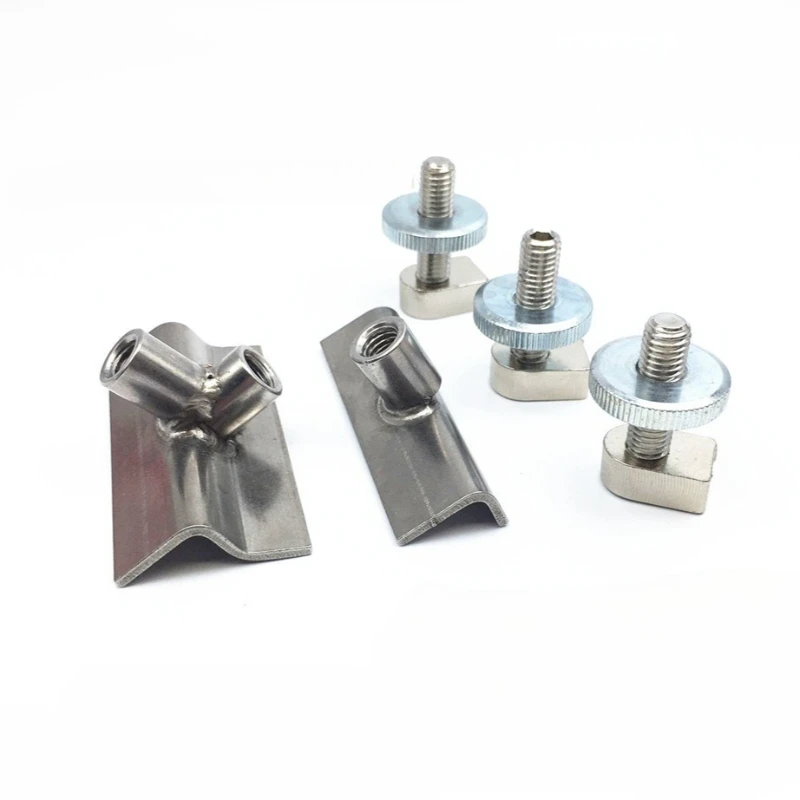 2pcs Bidirectional Dents Puller Gasket Car Pull Right Angles Corner Puller Set Car Depression Repair Tool Car Body Repair Tool