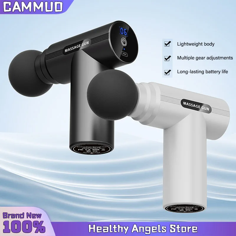 USB Mini Massage Gun Fascia Machine Muscle Relaxation Vibrating Gun Rod Massage Fitness Equipment Neck Grab Fascia Gun gallery 2
