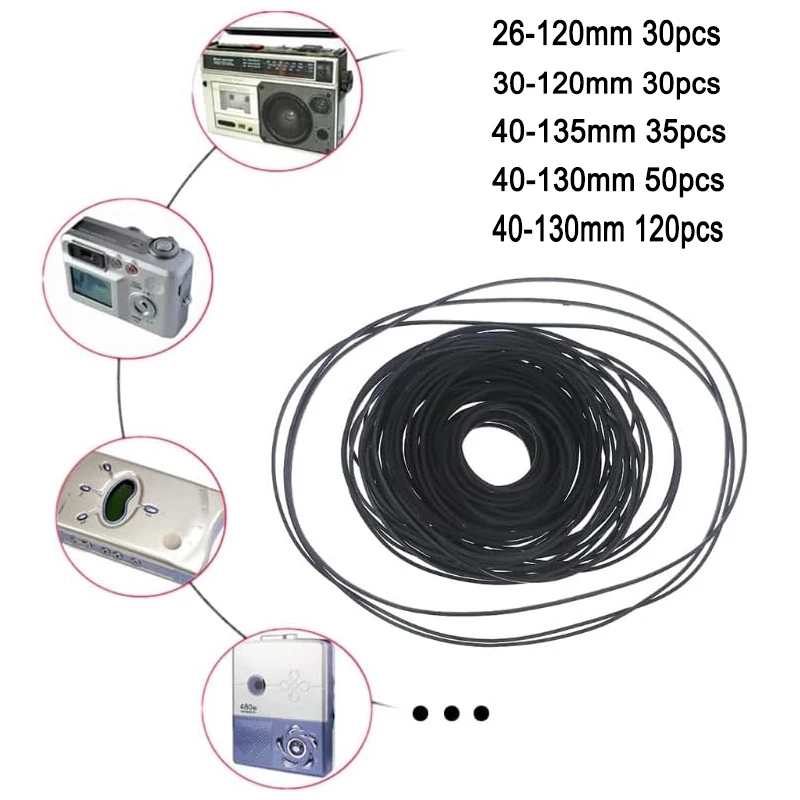 Cinta de Cassette Universal para grabadoras Walkman DVD Drive, cinta de mezcla de 26-120mm, nuevo surtido, 30-135 unids/lote por paquete