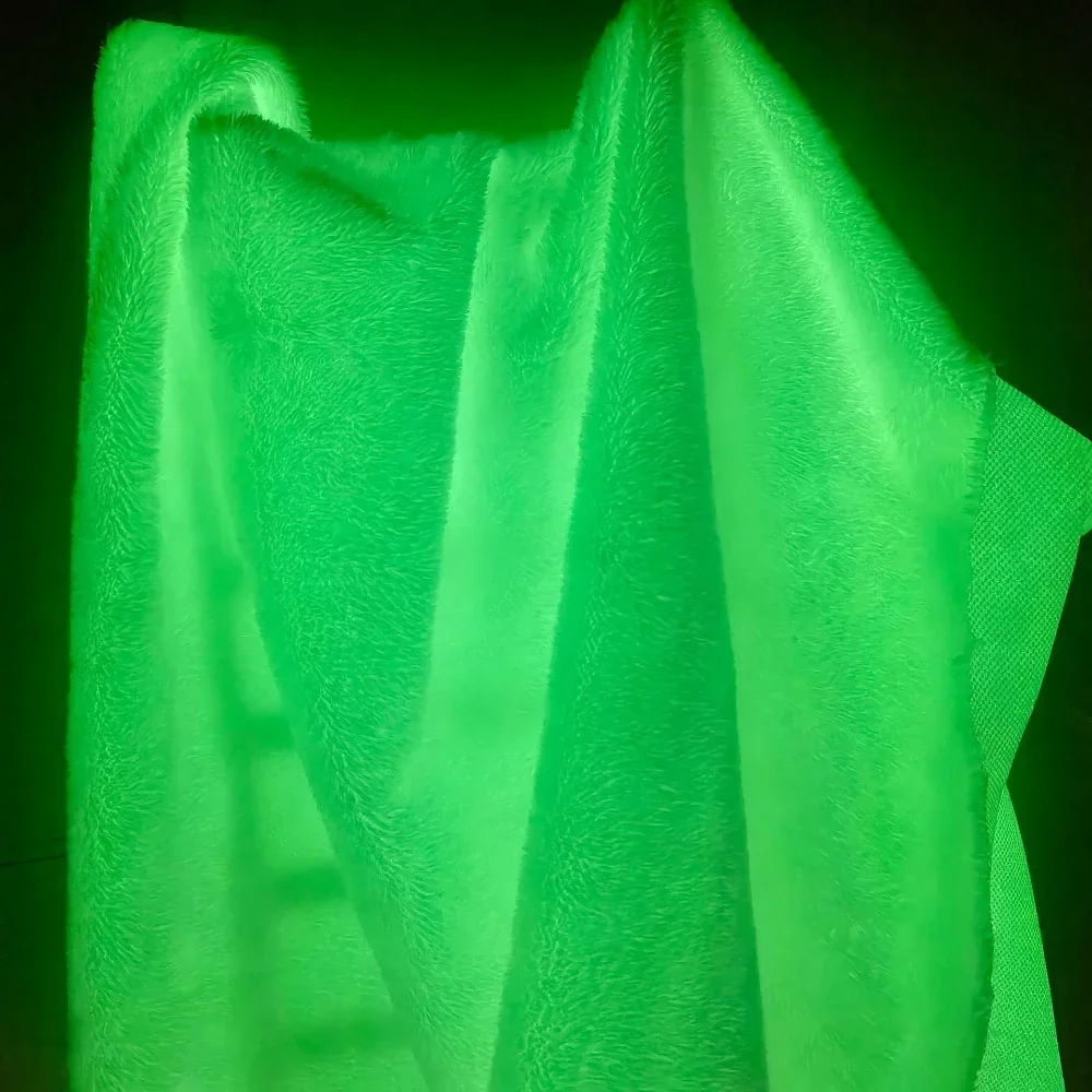 45cmx150cm Multi Colors Luminous Velvet Fabric Glow in The Dark Fabric Color Changing Fluorescence Cloth for DIY Sewing Design