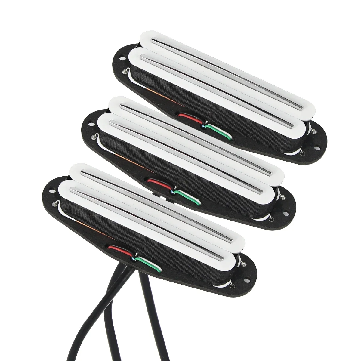 

3PCS Alnico 5 double track Humbucker Electric Guitar Pickups Set 6k+9k+12k for SSS Guitar Parts