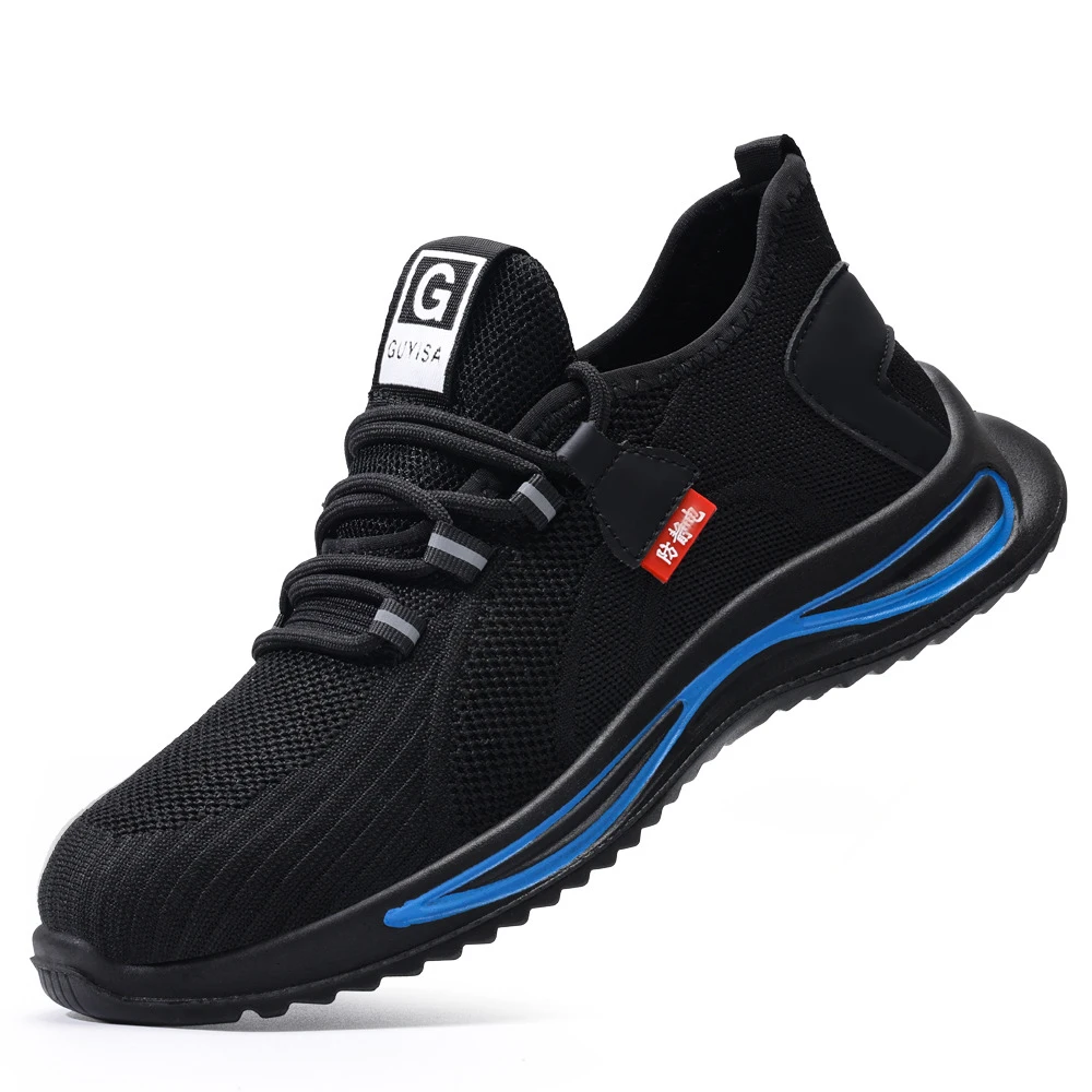 ArmorToe Zapatos de seguridad ESD unisex, transpirables, cómodos y duraderos, sin cordones, para sala limpia, taller electrónico, uso en verano # Armadura3072