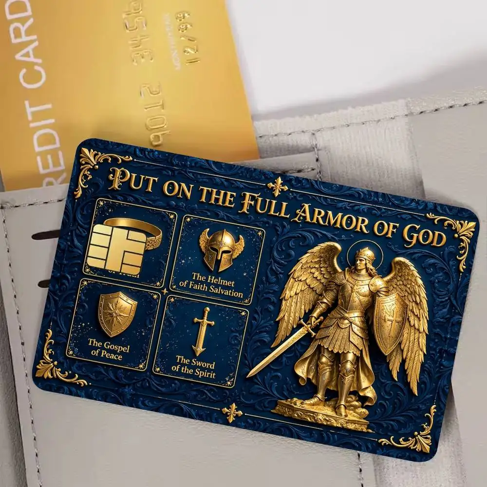 The Armor Of God Truth Faith The Sword Of The Spirit Credit Card Skin Stickers For Bank Card Bus Metro Card Sticker Waterproof