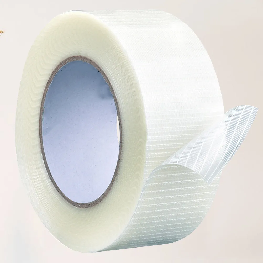 Glass Cloth 2500X5Cm Strong Adhesive Waterproof High Wear Resistance For Industrial Electronics Home Appliances Mesh Tape Single