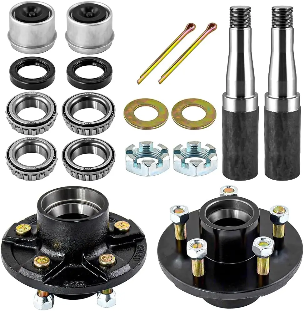 

Trailer Idler Hub Kits with 5 on 4.5" Bolt Pattern, Fits 3500 lb Axles, Sets of 2