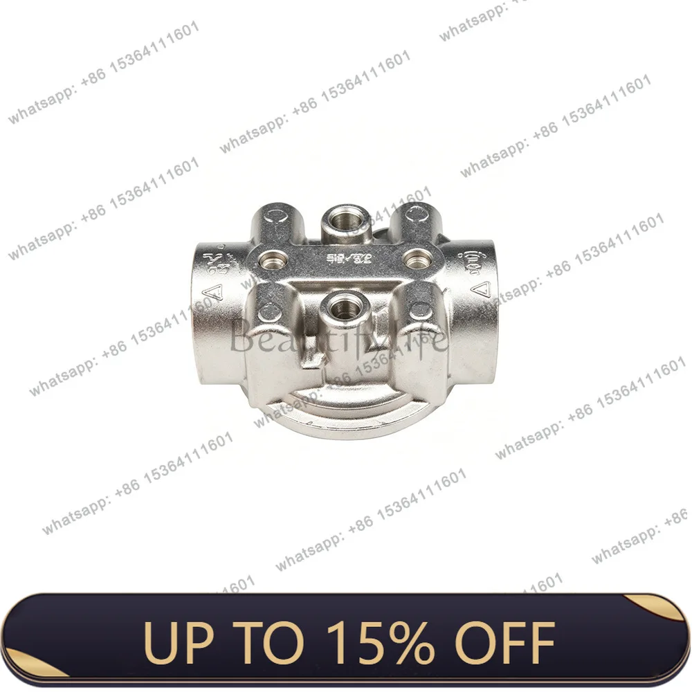 LX P561131 Hydraulic Filter Base Import and Export 3/4-14 NPT with Bypass Valve OD 3.74