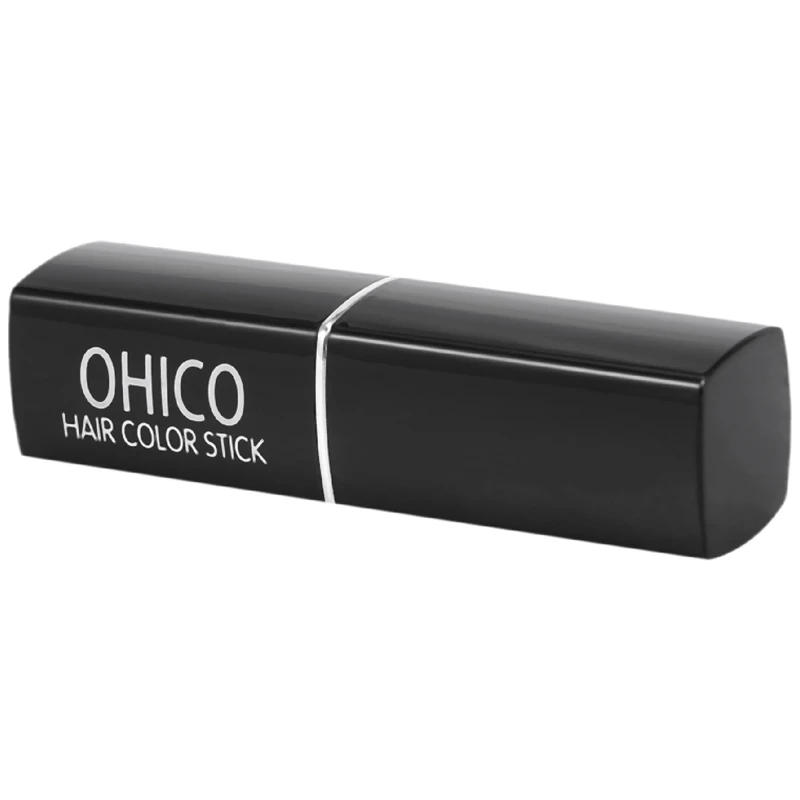 Ohico-مستخلصات نباتية طبيعية قلم صبغة شعر ، شكل أحمر شفاه ، غطاء شعر أبيض ، عصا لون للاستعمال مرة واحدة للجمال ، الموضة